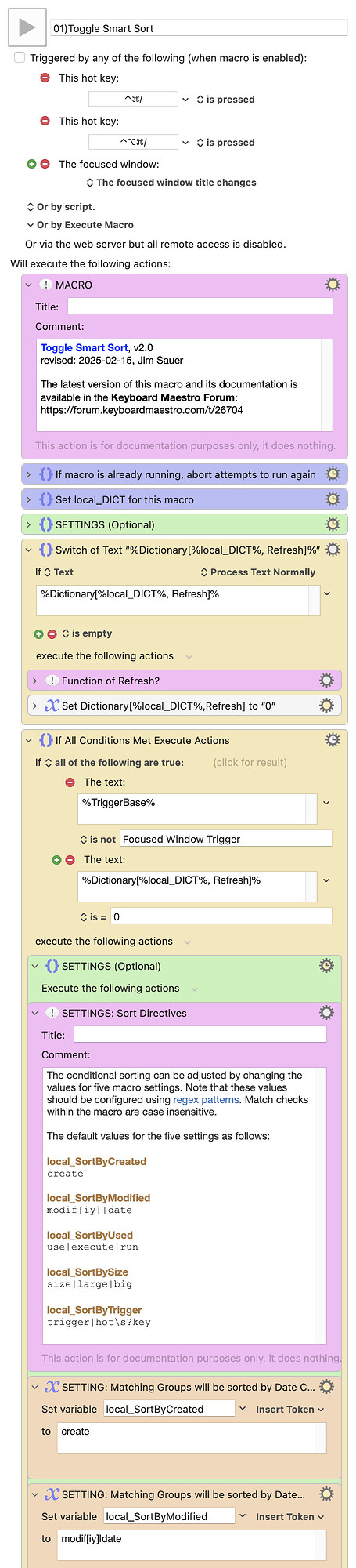Keyboard Maestro Export