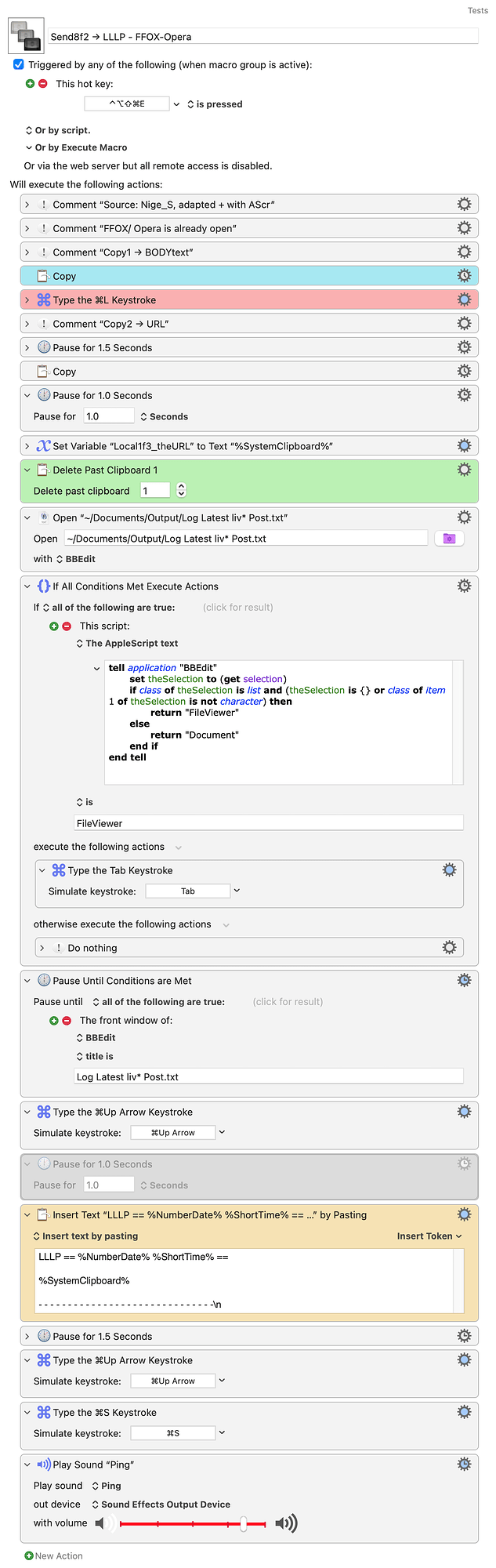 Keyboard Maestro Export