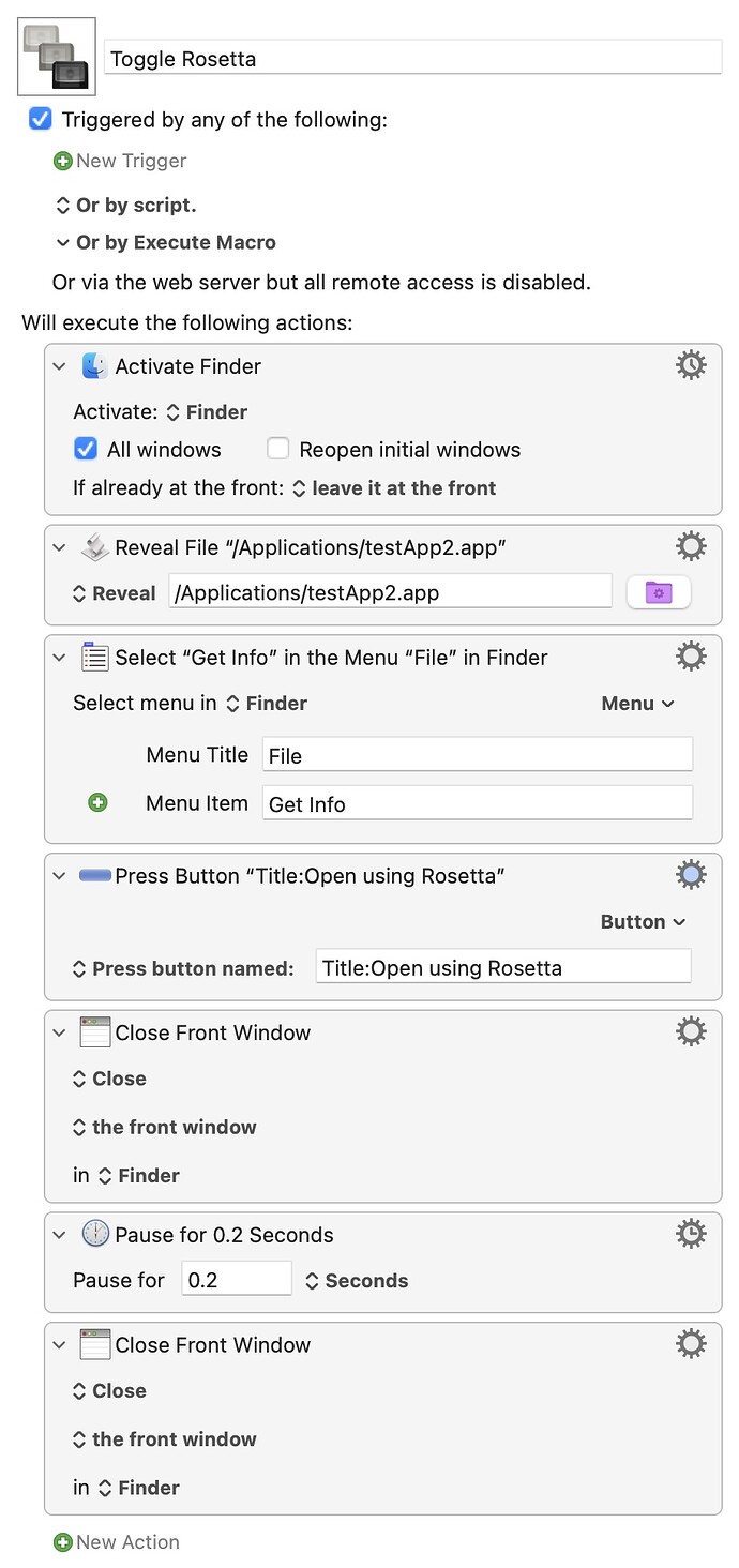 Toggle Rosetta