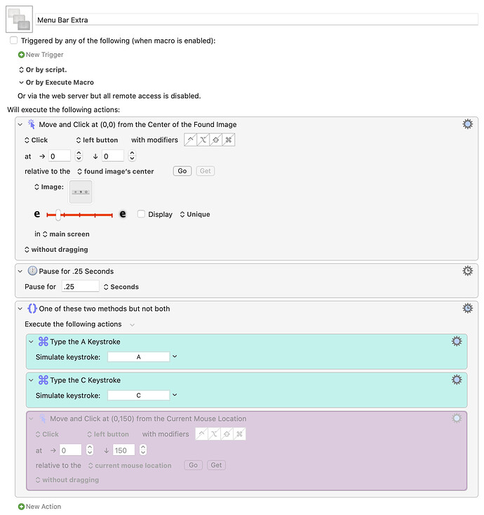 I Need a macro to select items from an application running in my system ...