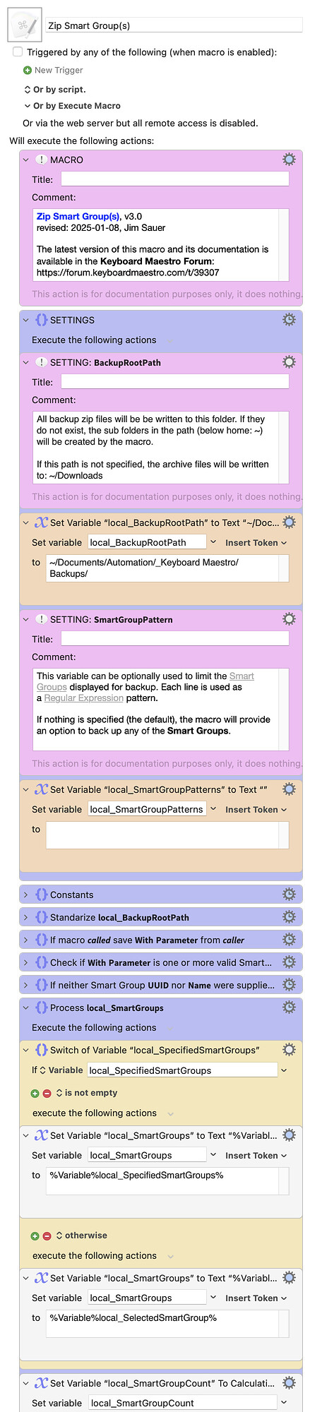 Keyboard Maestro Export