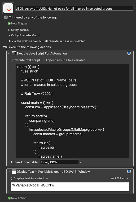 Keyboard Maestro Export