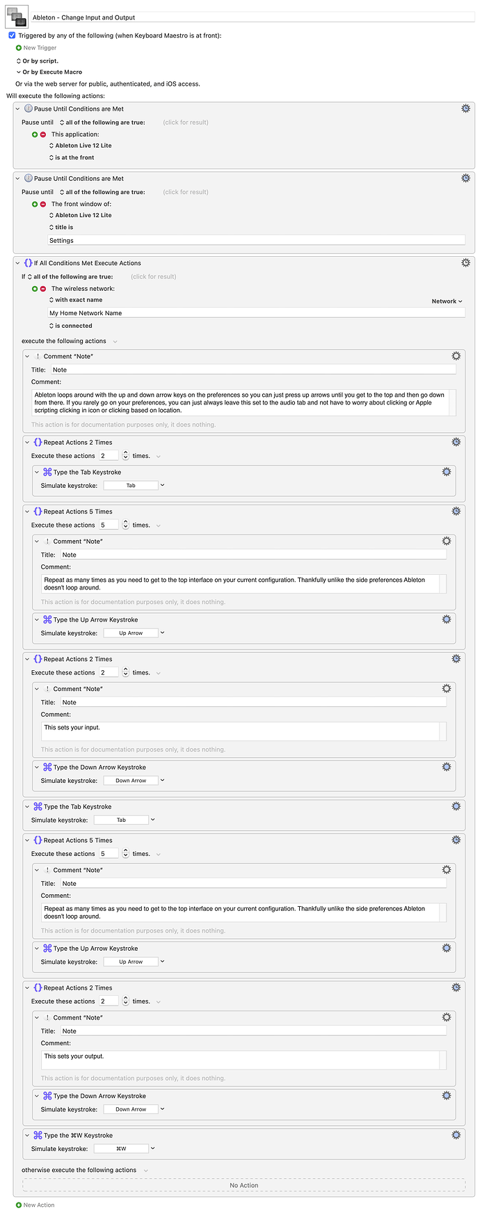 Keyboard Maestro Export