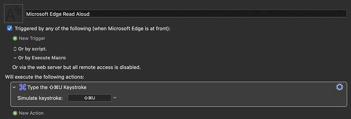 Edge Read Aloud Macro - Keyboard Maestro 2025-04-25