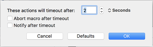 timeout
