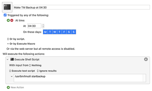 Make TM Backup at 04:30