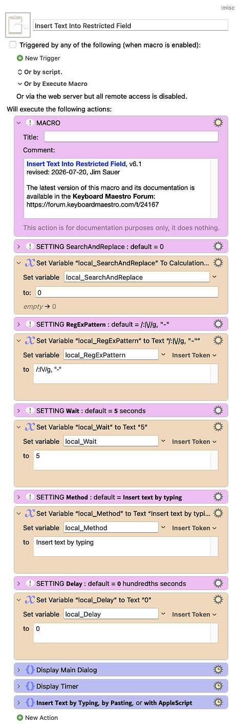 Keyboard Maestro Export