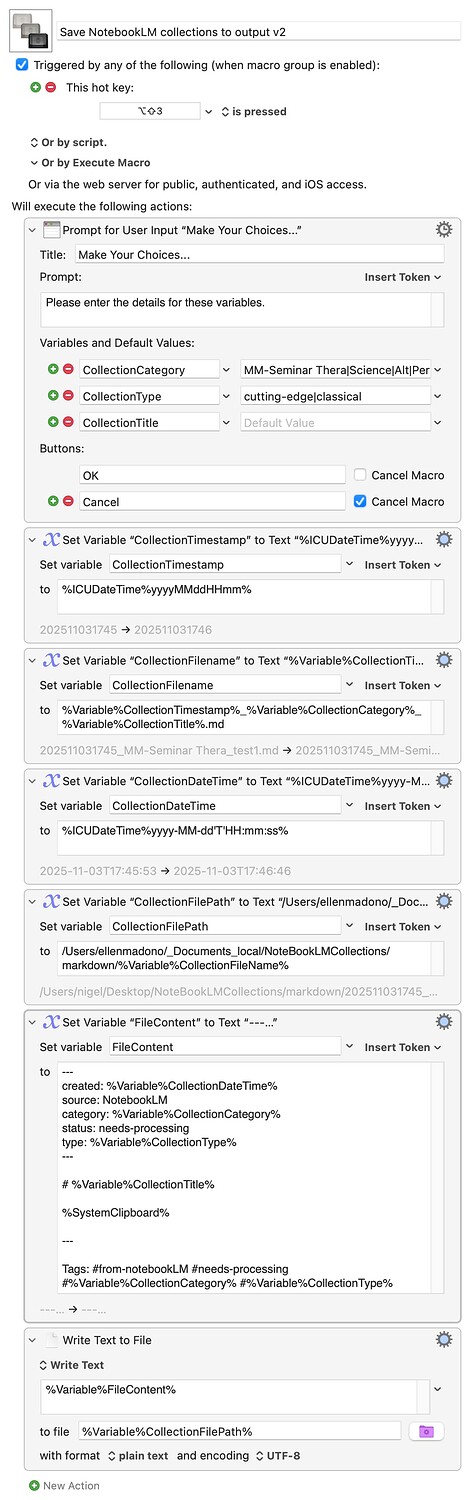 Save NotebookLM collections to output v2.kmmacros