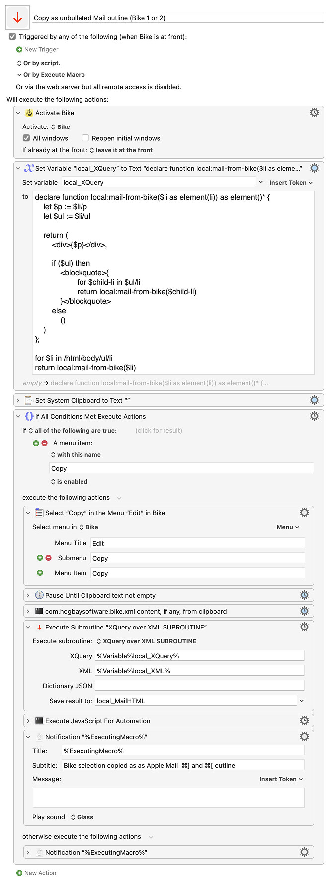 Keyboard Maestro Export