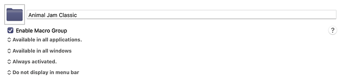 Keyboard Maestro Export