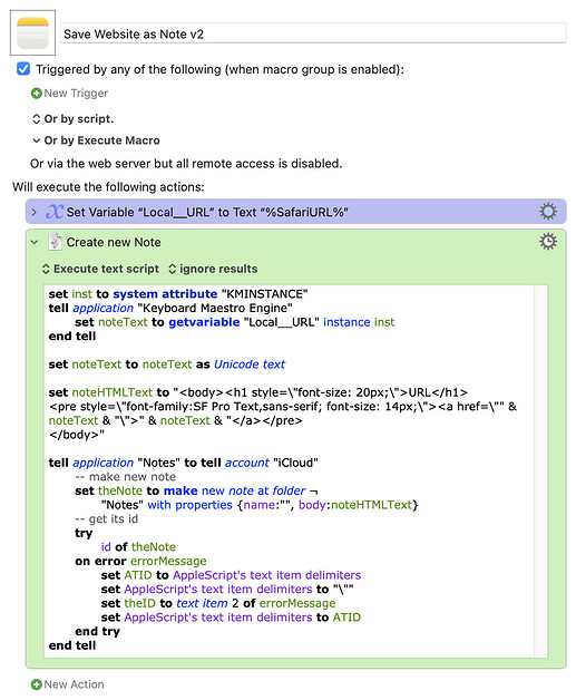 Save Website as Note v2