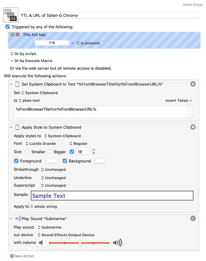 Keyboard Maestro Export