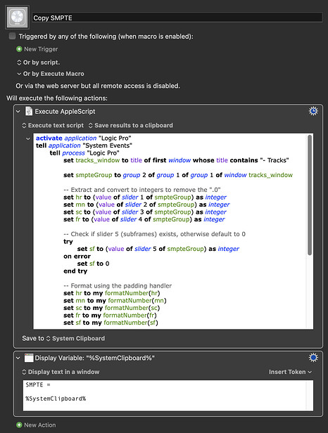 Keyboard Maestro Export
