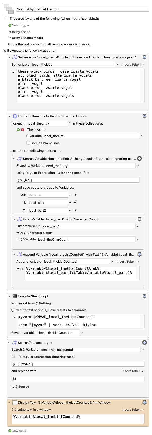 Keyboard Maestro Export