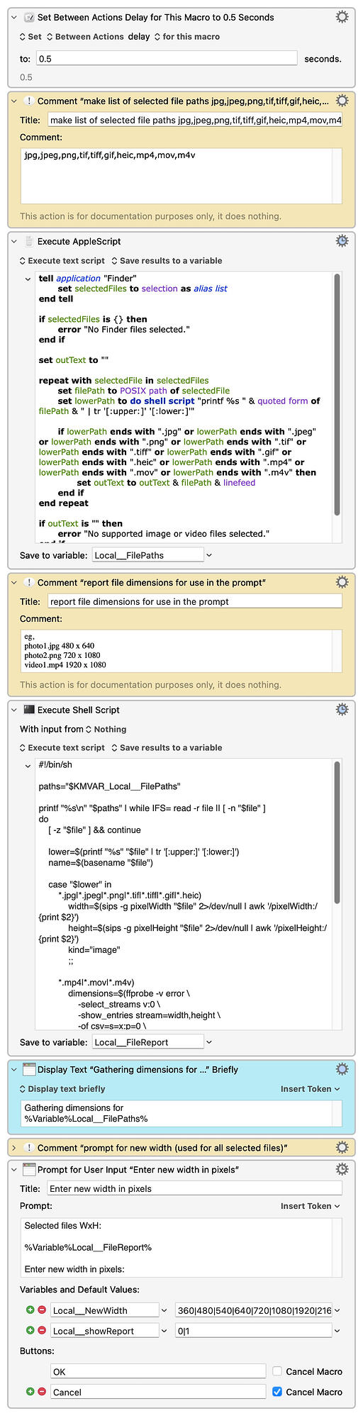 Keyboard Maestro Actions.kmactions