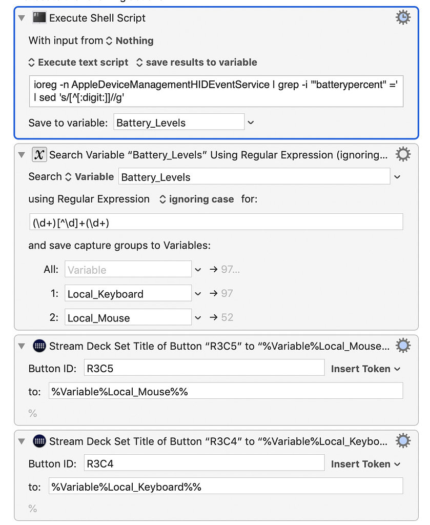 Troubleshooting – Displaying KeyboardMouse Battery on Stream Deck -  Questions & Suggestions - Keyboard Maestro Discourse