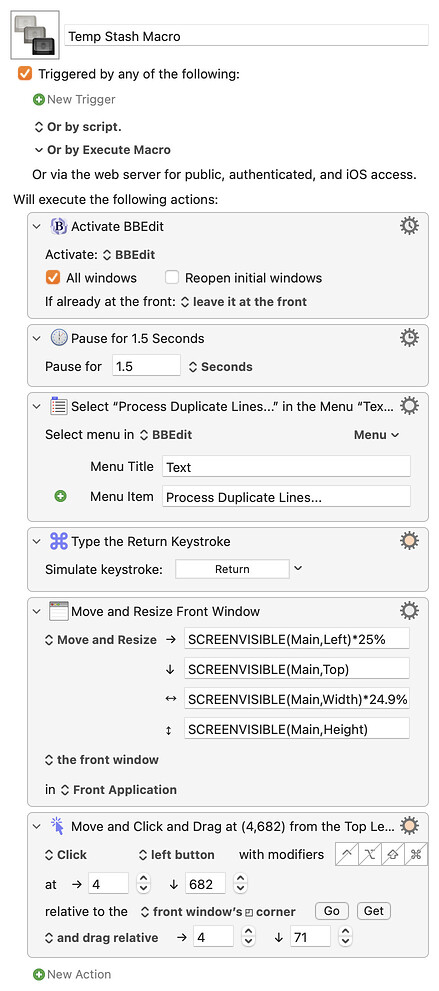 Keyboard Maestro Export