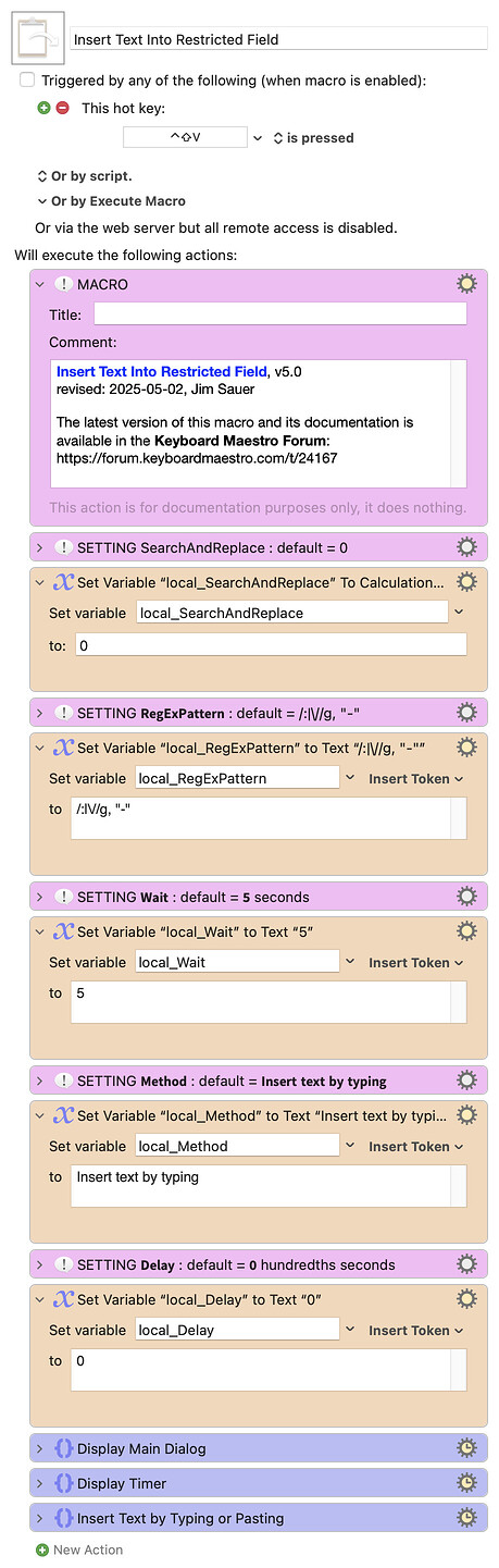 Keyboard Maestro Export