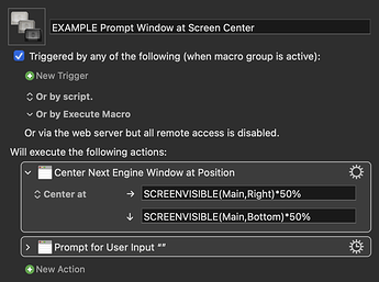 EXAMPLE Prompt Window at Screen Center