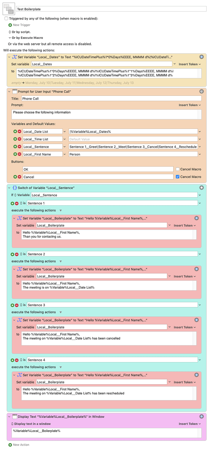 Keyboard Maestro Export