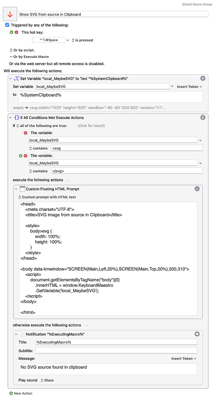 Keyboard Maestro Export