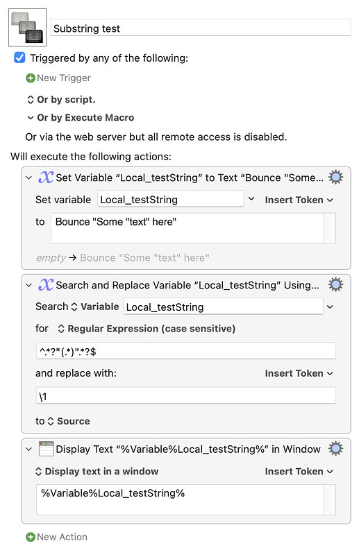 Substring test
