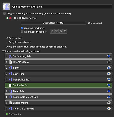Keyboard Maestro Export