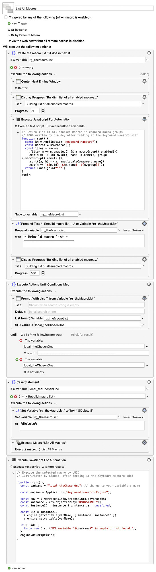 Keyboard Maestro Export