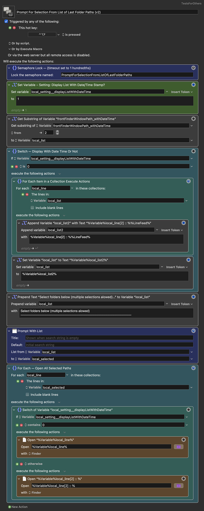 Keyboard Maestro Export