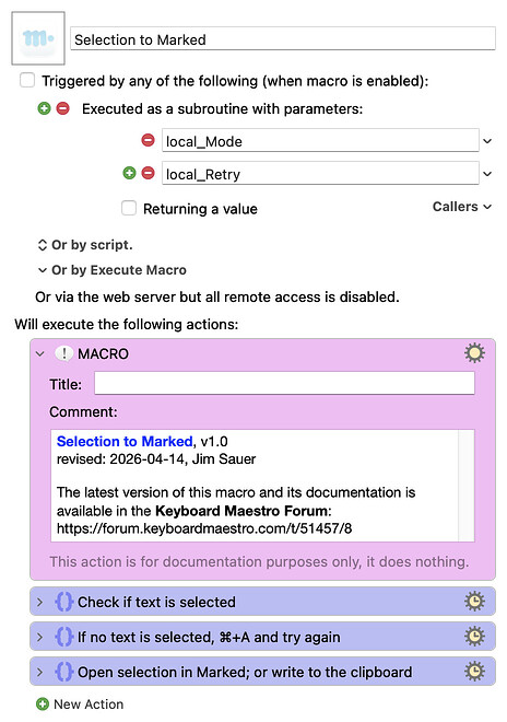Keyboard Maestro Export