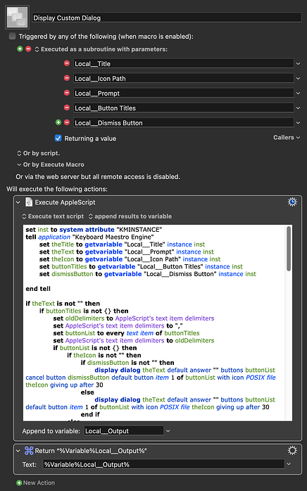 Keyboard Maestro Export