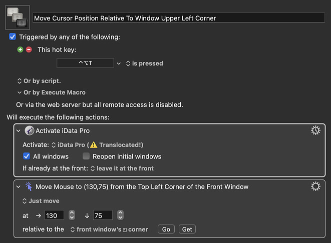 Keyboard Maestro Export