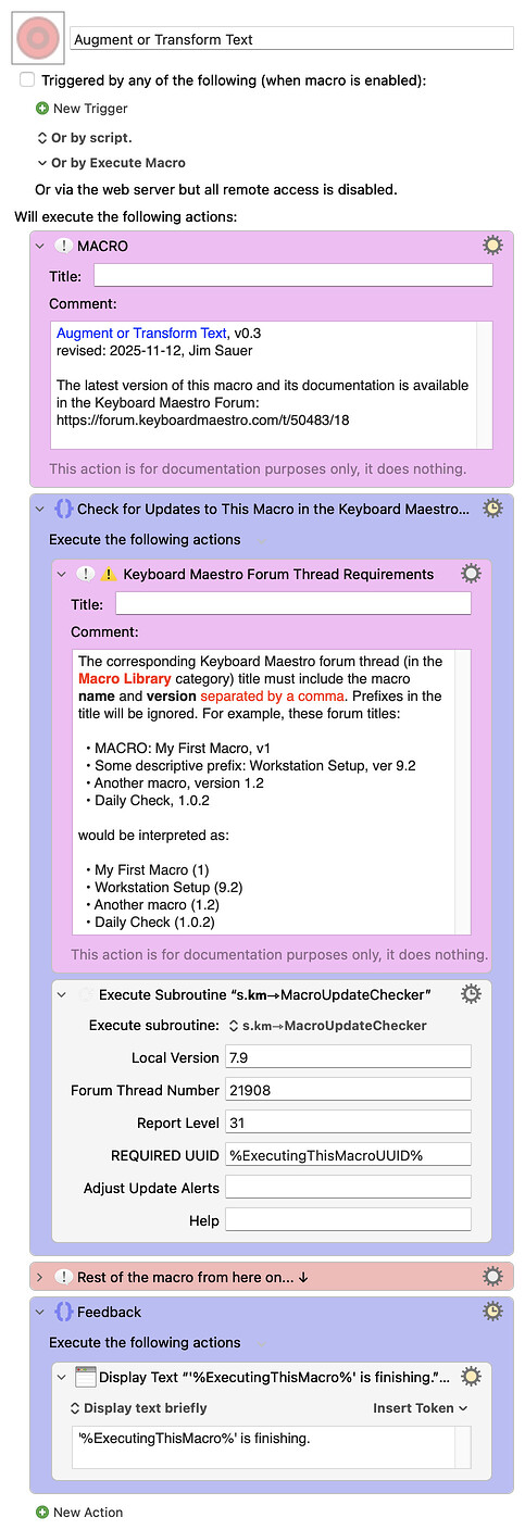 Keyboard Maestro Export