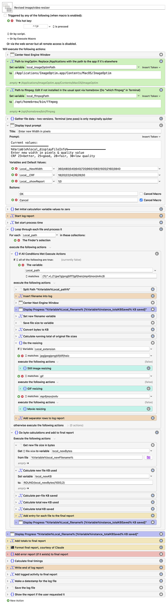 Keyboard Maestro Export