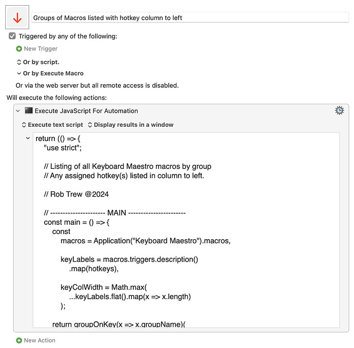 Keyboard Maestro Export