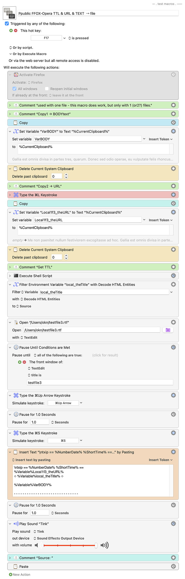 Keyboard Maestro Export