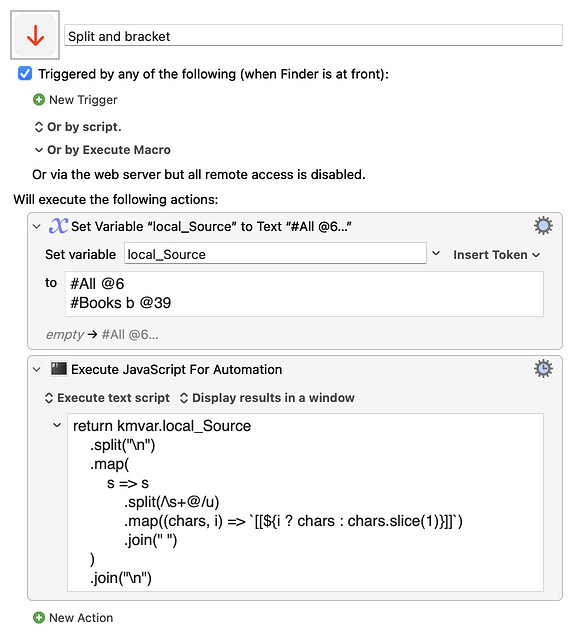 Keyboard Maestro Export
