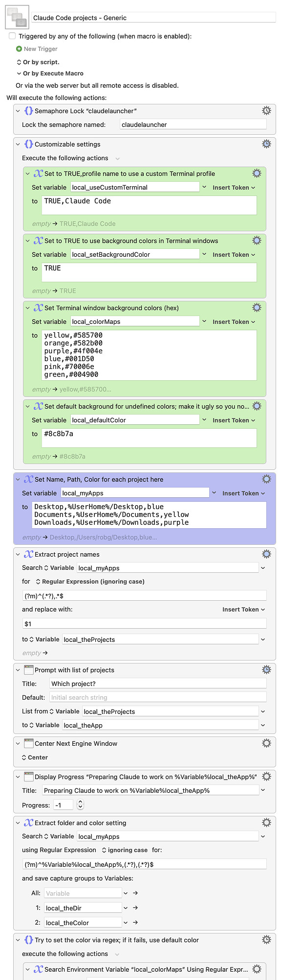 Keyboard Maestro Export
