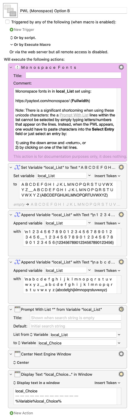 Keyboard Maestro Export