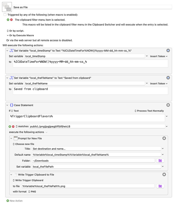 Keyboard Maestro Export