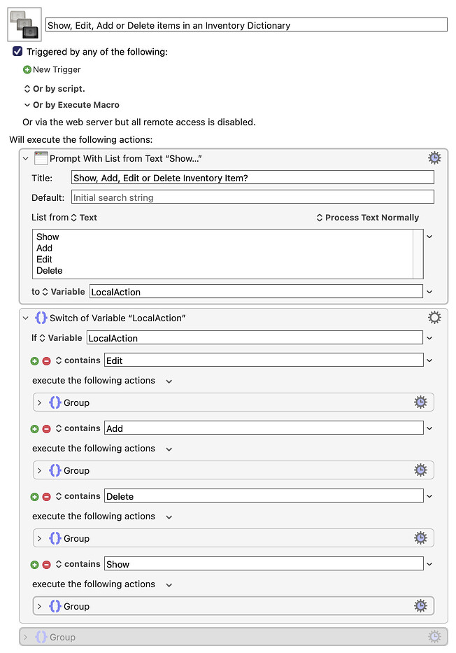 Keyboard Maestro Export