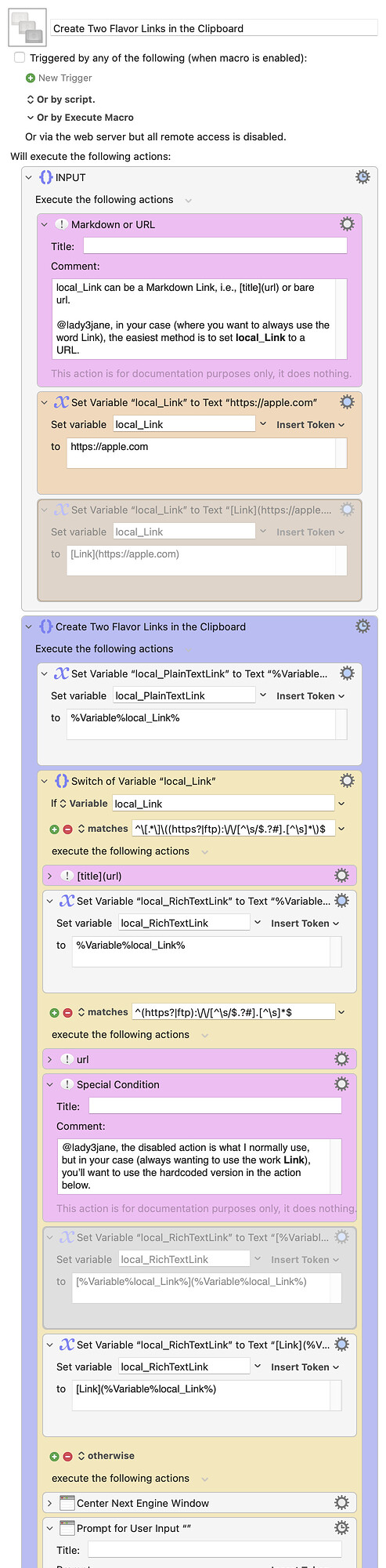 Keyboard Maestro Export