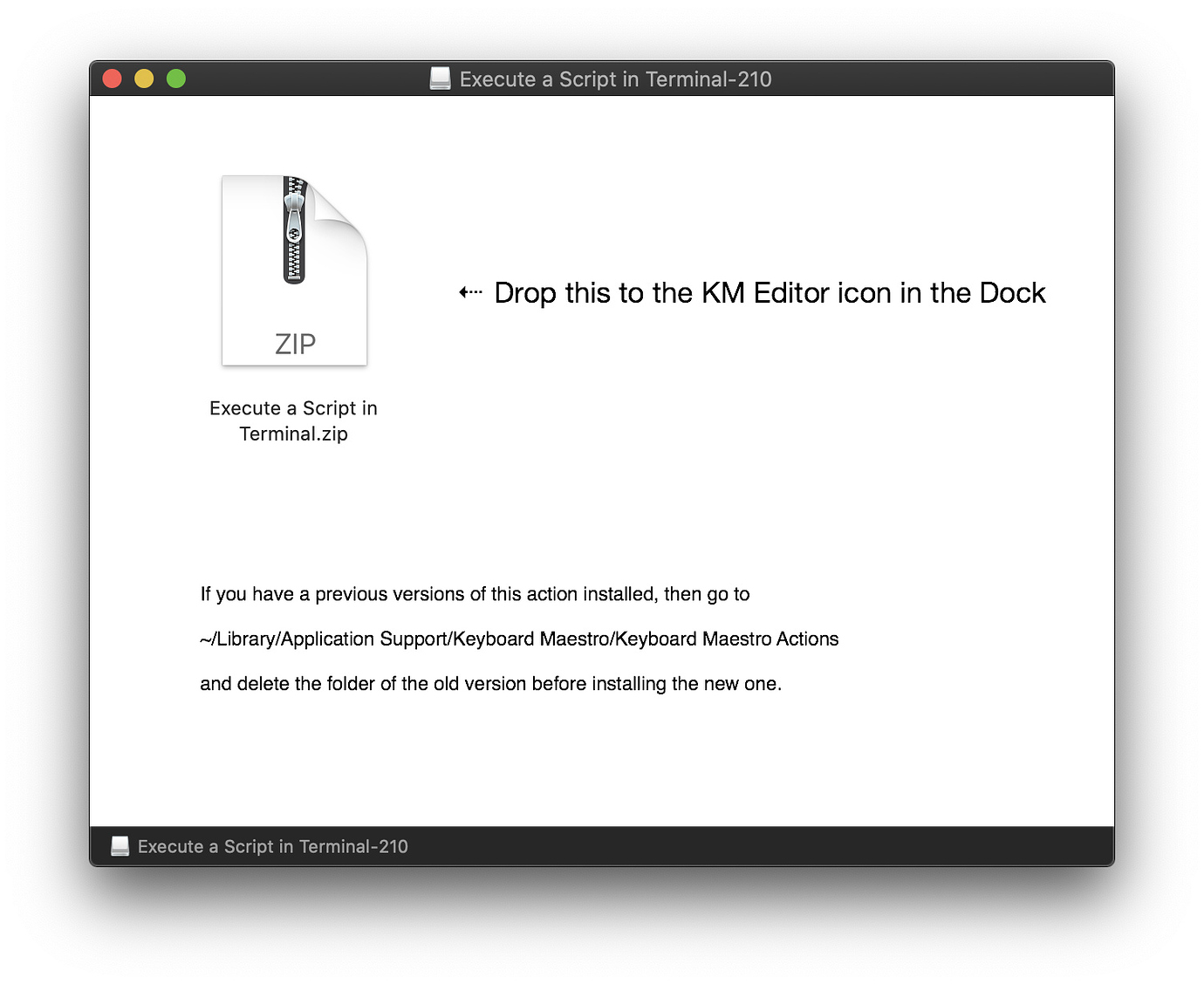 Execute a Script in Terminal - Plug In Actions - Keyboard Maestro Discourse