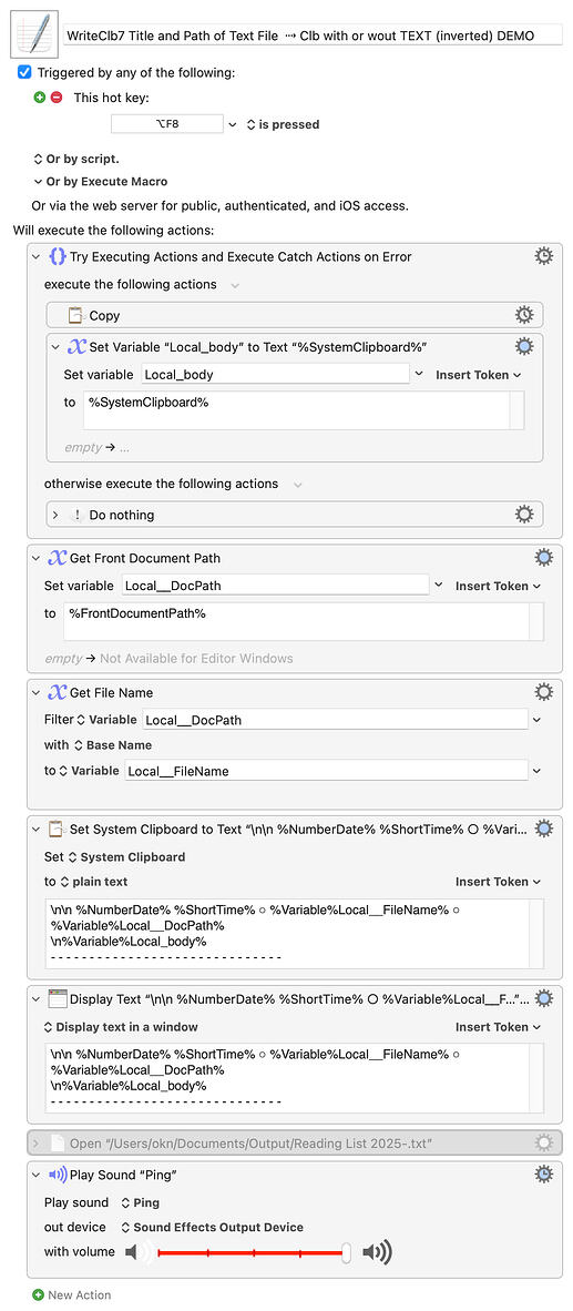 WriteClb7 Title and Path of Text File  ⇢ Clb with or wout TEXT (inverted) DEMO.kmmacros