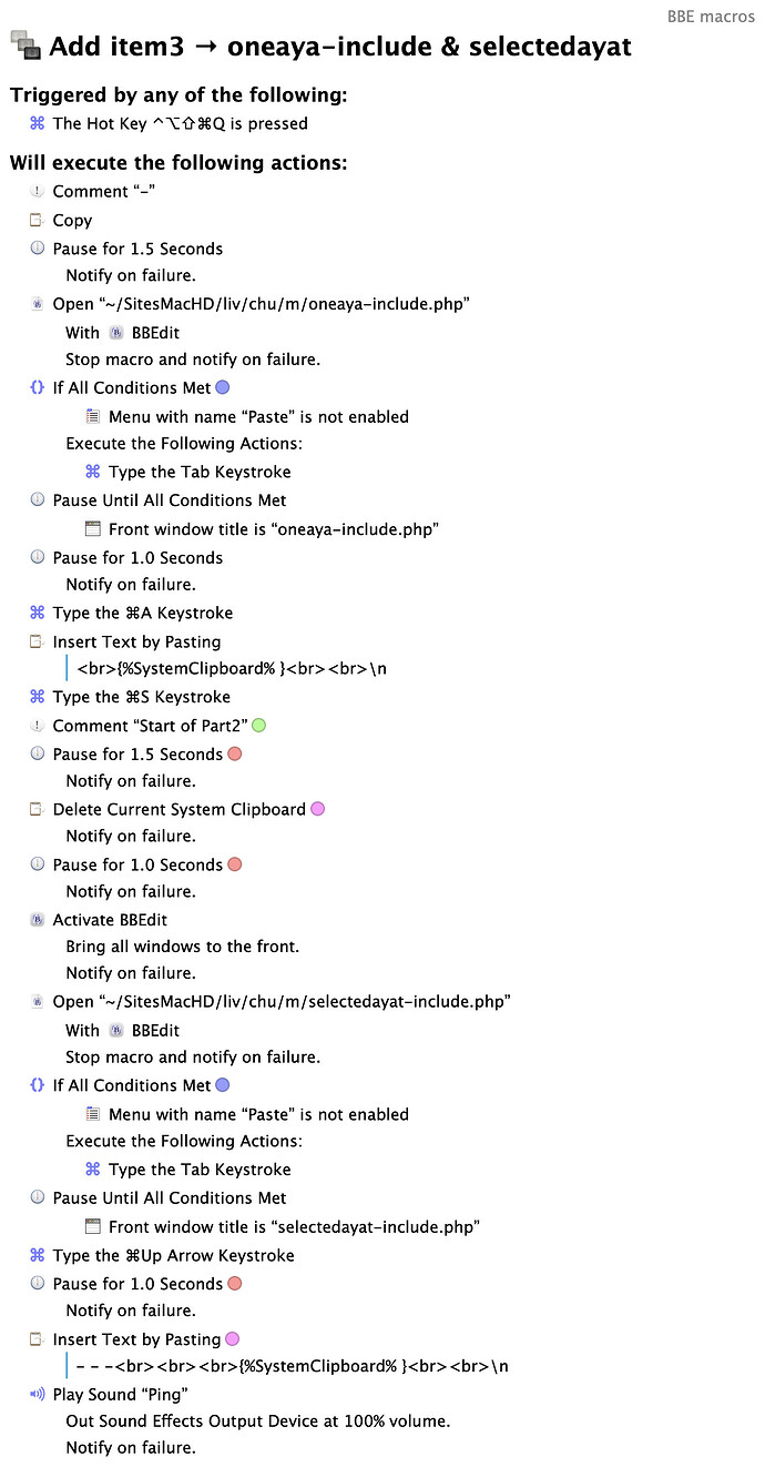 Keyboard Maestro Export