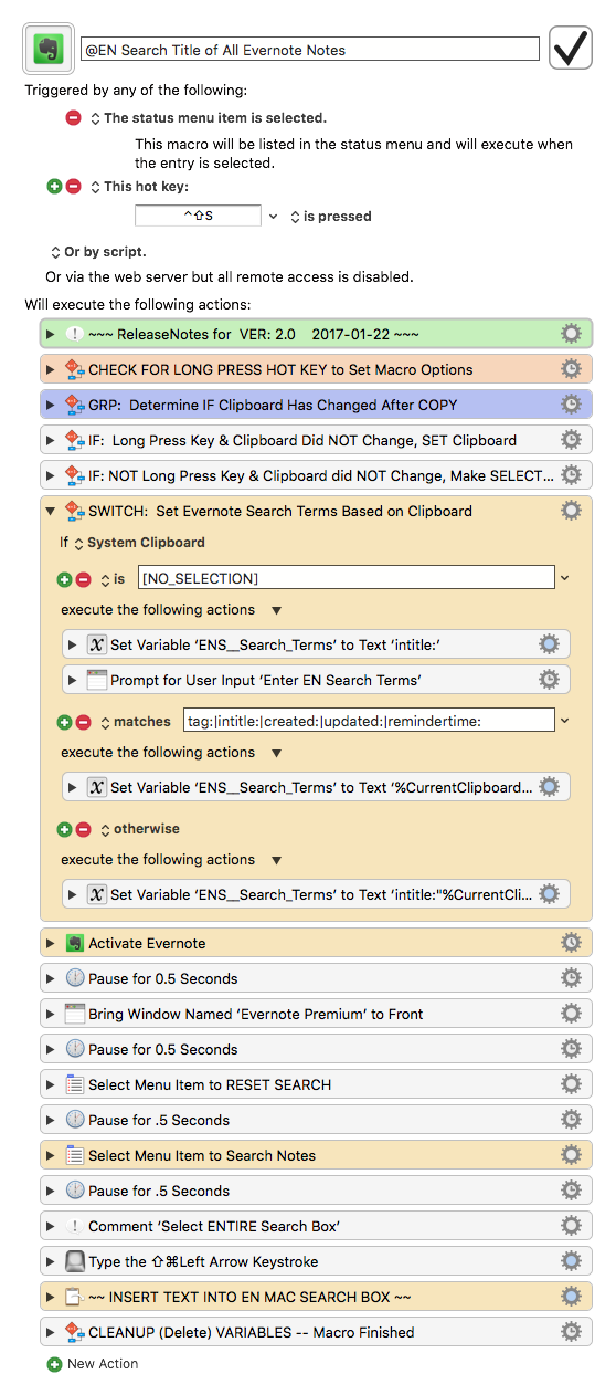 evernote for mac word count