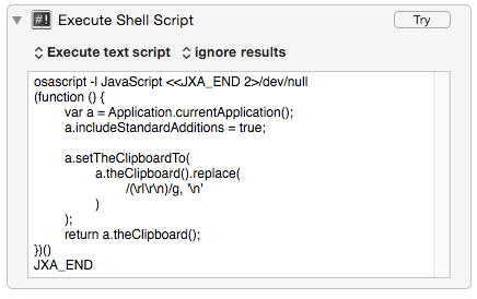 mac utility to convert lf to crlf