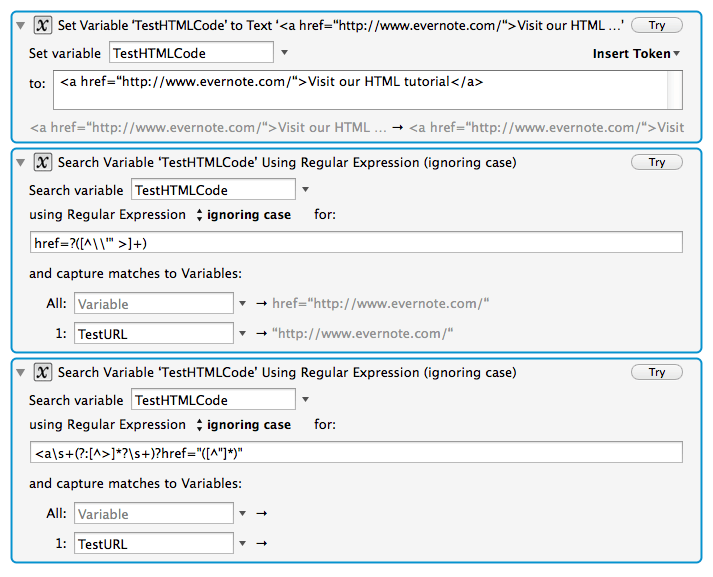 How To Use Regex To Extract Url And Link Text From Html Anchor Code Questions Suggestions Keyboard Maestro Discourse