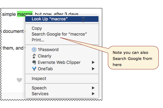 how to create macro keys in word for mac
