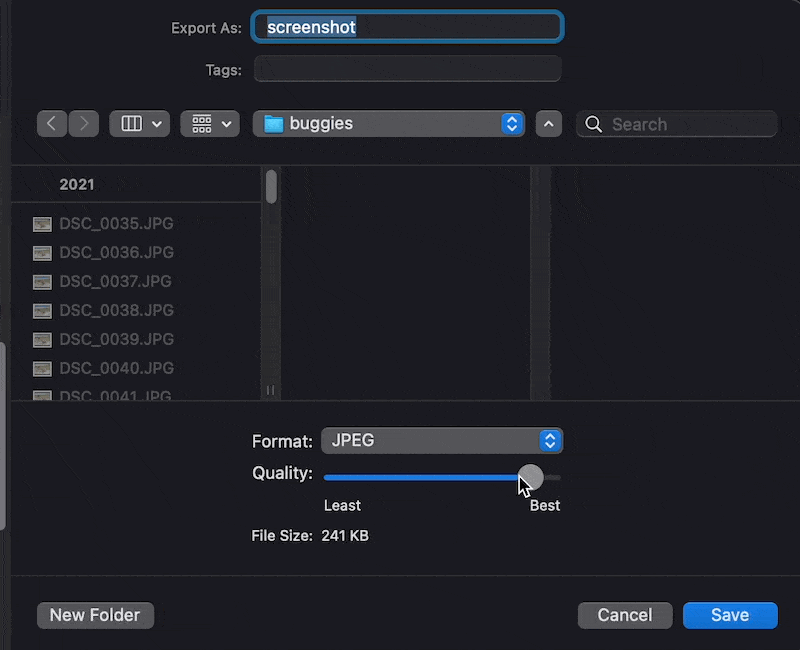 How to export Preview jpeg at a specific kb size? - Questions ...